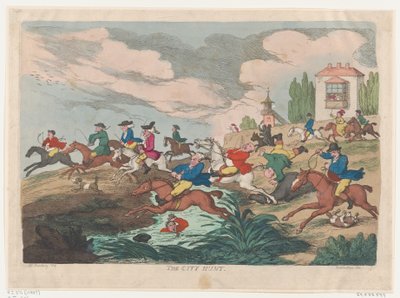 Die Stadtjagd von Thomas Rowlandson
