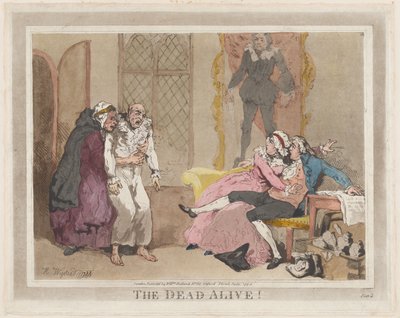 Die Toten Lebendig!, Juli 1795 von Thomas Rowlandson