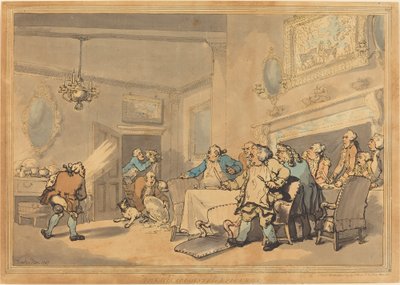 Die enttäuschten Feinschmecker von Thomas Rowlandson