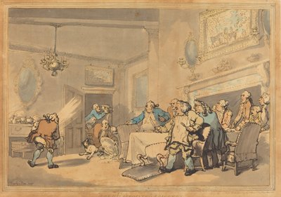 Die enttäuschten Feinschmecker, 1787 von Thomas Rowlandson