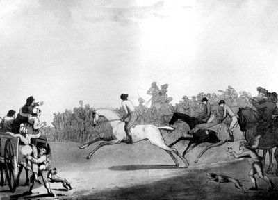 Der hochmütige Renner, 1789 von Thomas Rowlandson