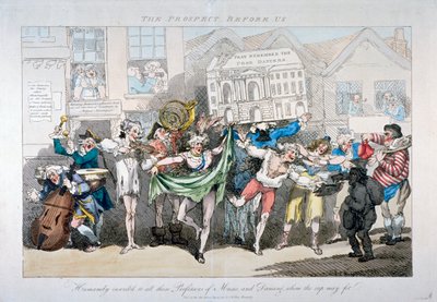 Die Aussicht vor uns, 1791 von Thomas Rowlandson