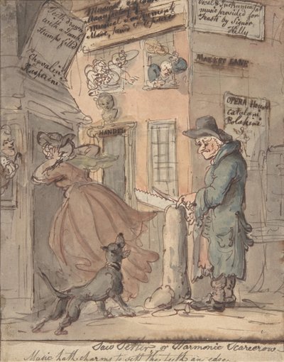 Der Säge-Setzer von Thomas Rowlandson