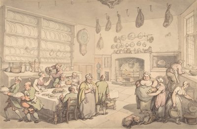 Die Küche des Gutsherrn von Thomas Rowlandson