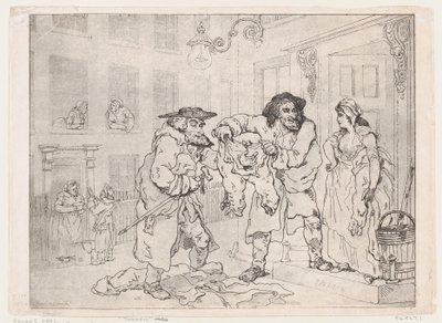 Verkehr, 1791 von Thomas Rowlandson