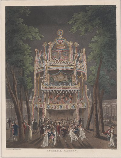 Vauxhall-Garten von Thomas Rowlandson