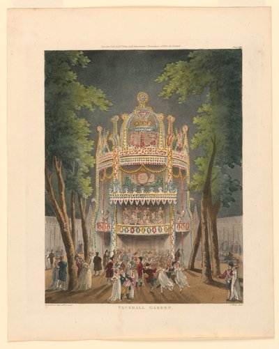 Vauxhall Garden aus Ackermann