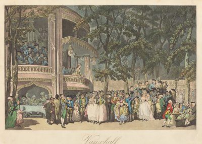 Vauxhall-Gärten von Thomas Rowlandson