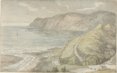 Blick vom Gasthof in Lynton von Thomas Rowlandson