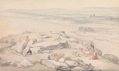 Blick auf Exmoor von Thomas Rowlandson