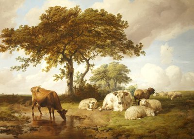 Ruhe in den Wiesen von Thomas Sidney Cooper