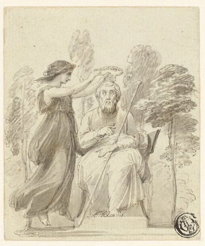 Homer krönen von Thomas Stothard