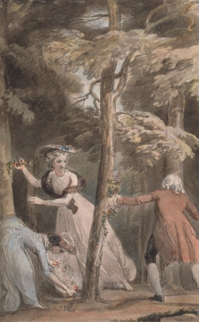 Illustration zum tugendhaften Waisenkind von Thomas Stothard