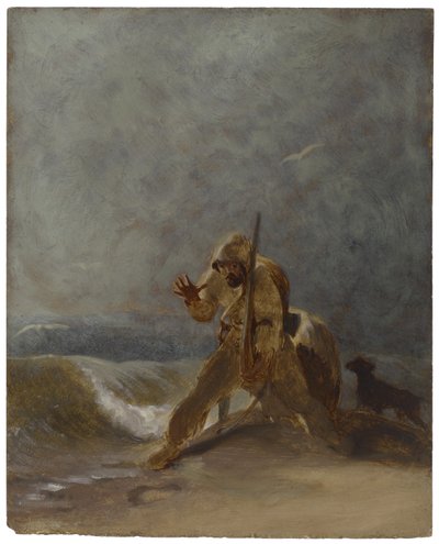 Fußabdruck im Sand von Thomas Sully