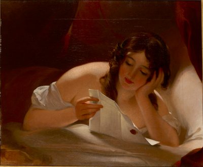 Der Liebesbrief, 1834 von Thomas Sully