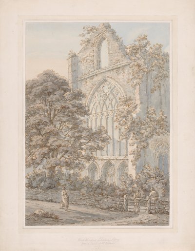 Westfenster der Tintern Abbey von Thomas Sunderland