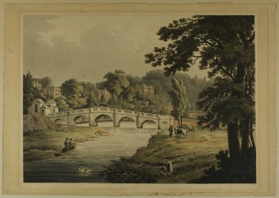 Blick auf Richmond von der Brücke von Thomas Sutherland