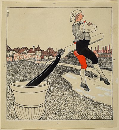 Reinliche Scheidung, Simplicissimus XXV/9 von Thomas Theodor Heine