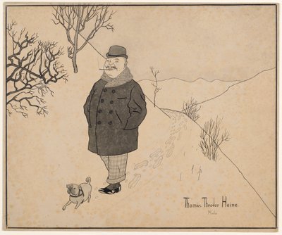 Winterspaziergang von Thomas Theodor Heine