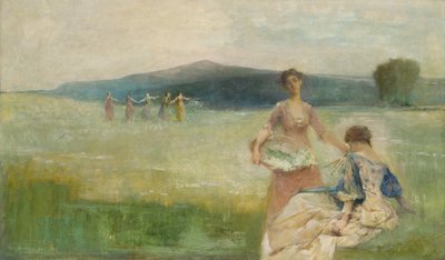 Frühling, 1890 von Thomas Wilmer Dewing