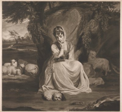 Mrs. Frances Ann Crewe als St. Genevieve von Thomas Watson