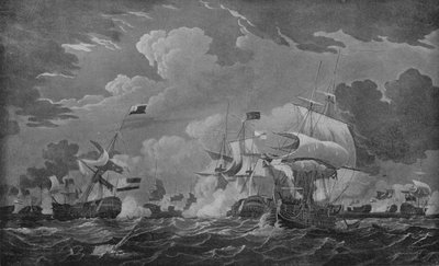 Sieg von Admiral Duncan, ca. 1798 von Thomas Whitcombe