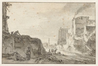 Italienische Stadtansicht von Thomas Wijck
