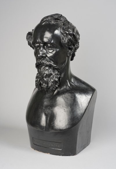 Kopie einer Büste von Charles Dickens von Thomas Woolner