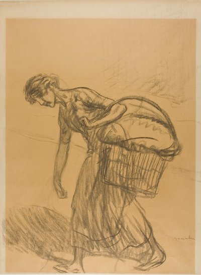 Wäscherin von Théophile Alexandre Pierre Steinlen