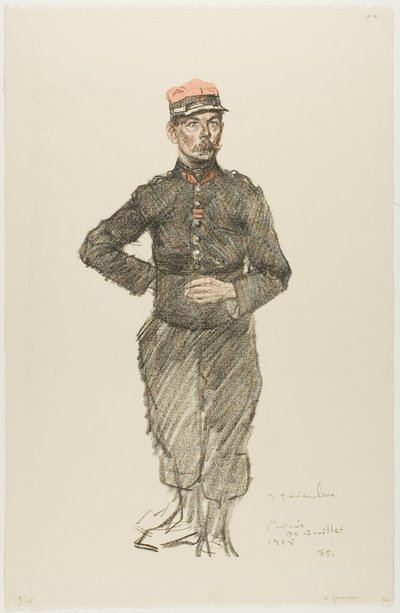 Legionär von Théophile Alexandre Pierre Steinlen