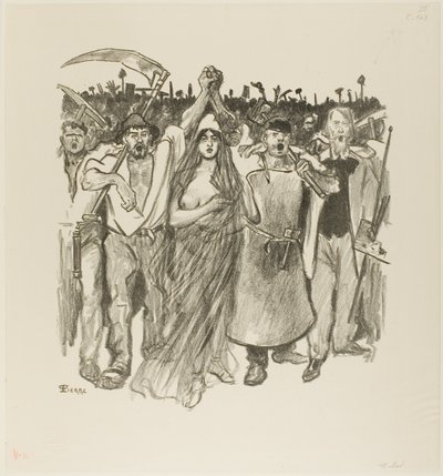 18. März von Théophile Alexandre Pierre Steinlen