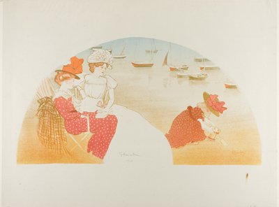 Am Strand von Théophile Alexandre Pierre Steinlen