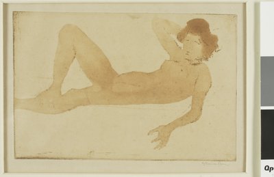 Liegende nackte Frau von Théophile Alexandre Pierre Steinlen