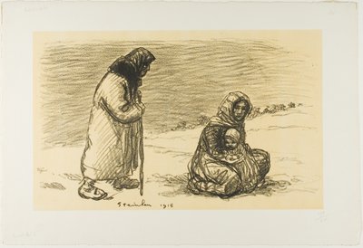 Serbische Kavallerie, Erste Episode von Théophile Alexandre Pierre Steinlen