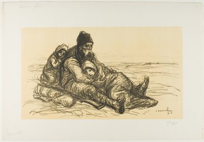 Serbische Kavallerie, Zweite Episode von Théophile Alexandre Pierre Steinlen