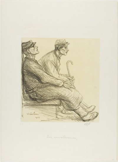 Die Genesenden von Théophile Alexandre Pierre Steinlen