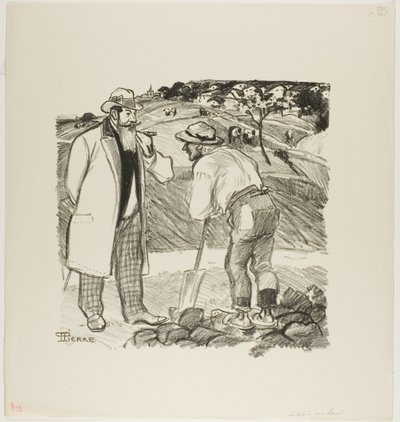 Der Feldinspektor von Théophile Alexandre Pierre Steinlen