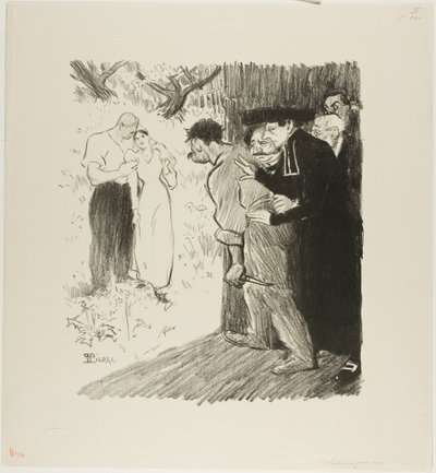 Der letzte Hinterhalt von Théophile Alexandre Pierre Steinlen
