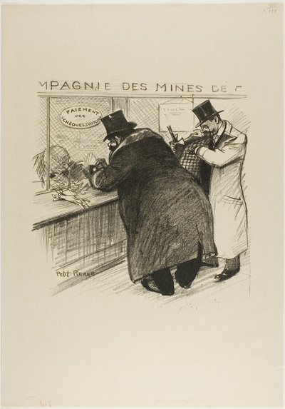 Die opportunistische Mehrheit von Théophile Alexandre Pierre Steinlen