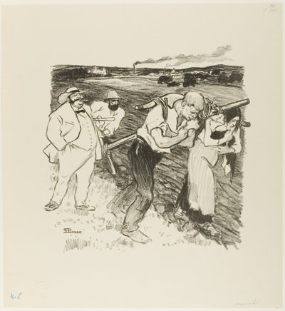 Heute! von Théophile Alexandre Pierre Steinlen