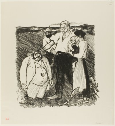 Morgen! von Théophile Alexandre Pierre Steinlen