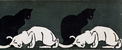 Katzen von Steinlen von Théophile Alexandre Steinlen