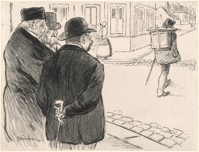 Er verhält sich wie ein Maler von Théophile Alexandre Steinlen