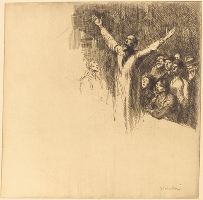 Der Prophet von Théophile Alexandre Steinlen