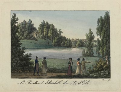 Der Elisabeth-Pavillon im Pawlowsk-Park, 1810er von Thurner