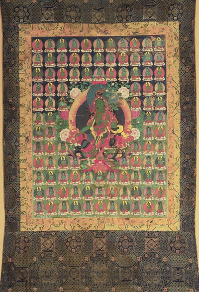 Grüne Tara von Tibetan School