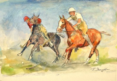 Polospiel von Tibor Dengyel