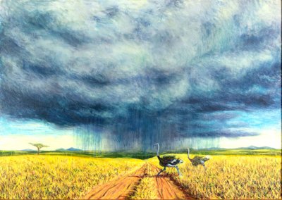 Afrikanischer Sturm, 2016 von Tilly Willis