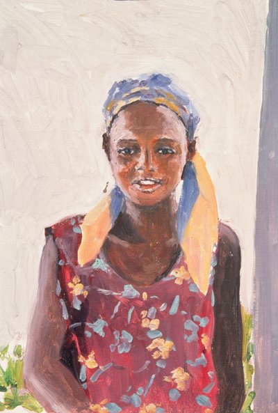 Madagassisches Mädchen, 1989 von Tilly Willis