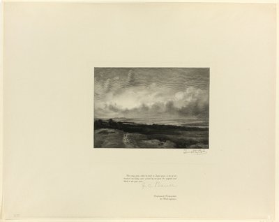 Hampstead Heath, aus Old English Masters von Timothy Cole